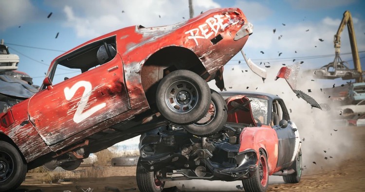 10. Wreckfest 2, Najlepsze gry wyścigowe – 10 tytułów, które są pierwsze na mecie