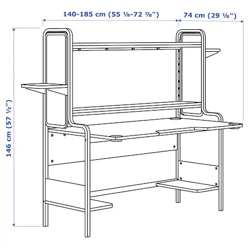 IKEA FREDDE– biurkowy wół roboczy, Biurka gamingowe MOHA - w czym są lepsze od standardowych?