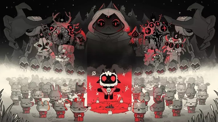 3. Cult of the Lamb – Owce też wstępują do kultów, Najlepsze gry o sektach – 10 najciekawszych, cyfrowych wizji kultu