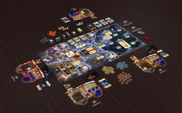 4. Merchants of the Dark Road, TOP 10 najbardziej wyczekiwanych gier planszowych 2022 roku