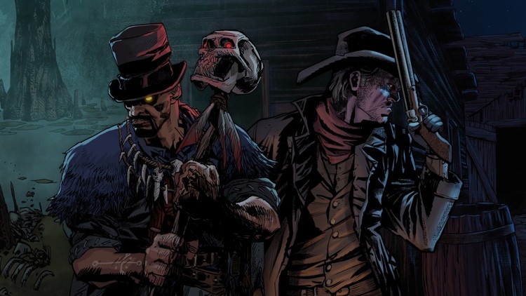 9. Blood West - Boomer shooter, Lovecraft i western w jednym, Najlepsze westerny - 10 niezapomnianych wizyt na cyfrowym Dzikim Zachodzie