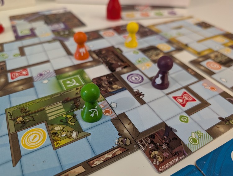 Na imprezę, na rodzinny obiad i na spotkanie ze znajomymi , Magic Maze - recenzja. Elf, krasnolud i człowiek wchodzą do sklepu...