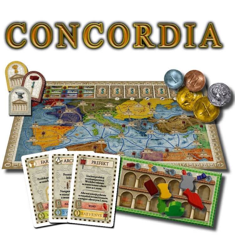 7. Concordia, TOP 10 gier planszowych dla miłośników historii