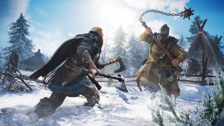 5. Assassin's Creed Valhalla, Najlepsze gry o wikingach – 10 topowych tytułów w nordyckich klimatach