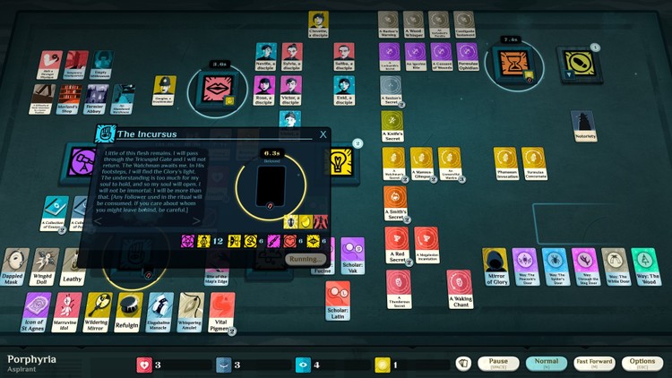 6. Cultist Simulator – Historia sekty na Twoich zasadach, Najlepsze gry o sektach – 10 najciekawszych, cyfrowych wizji kultu