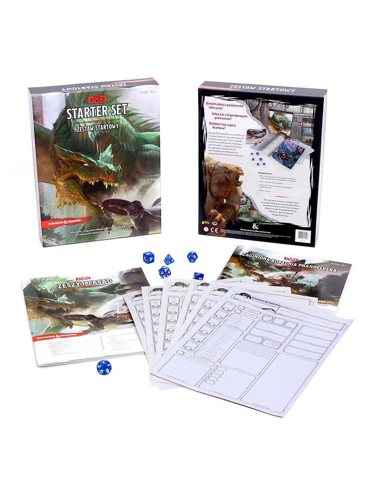 Zaginiona kopalnia Phandelvera - gotowa przygoda, Dungeons & Dragons 5 edycja: Zestaw startowy - recenzja polskiego wydania