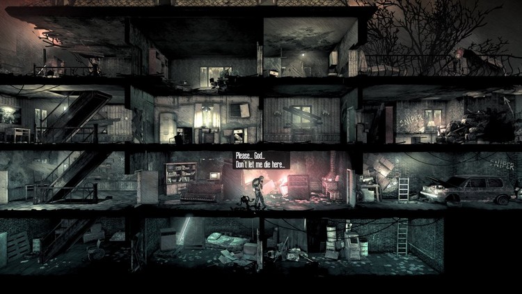 1. This War of Mine – Jak zachowasz się, kiedy wybuchają bomby?, O grach, które sprawdzają moralność graczy – 10 tytułów z najlepszymi wyborami moralnymi