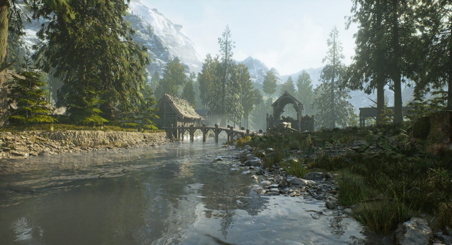 Skyrim Riverwood Unreal Engine 5