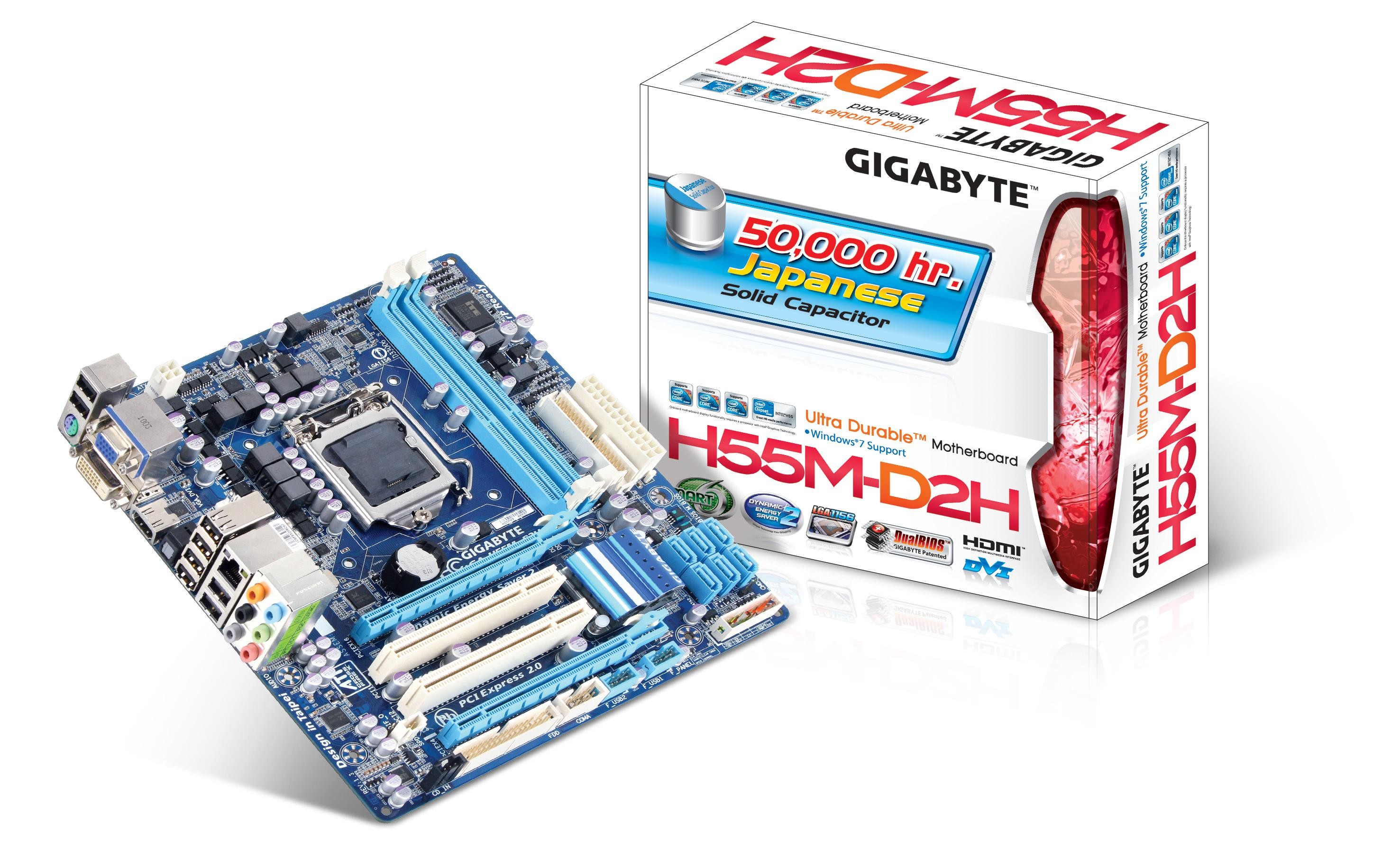 Gigabyte ga h55m d2h совместимость