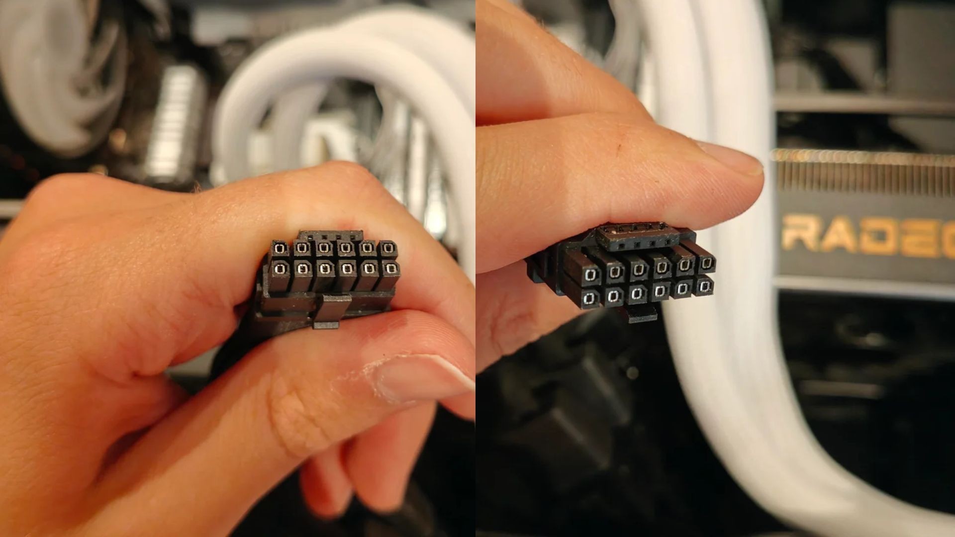 Pierwszy RX 9070 XT ze stopionym kablem