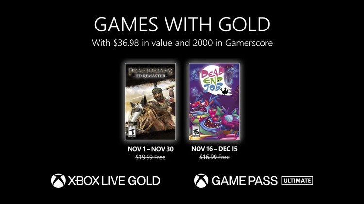 Poznaliśmy ofertę Games with Gold na listopad 2022. Microsoft ujawnił listę gier