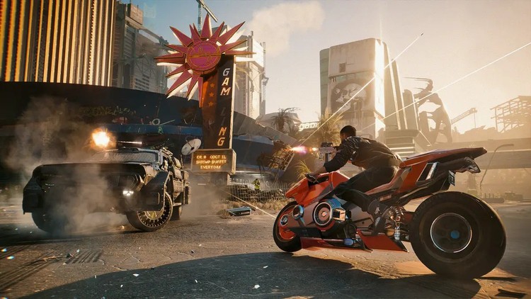 Cyberpunk 2077 z nowymi szczegółami aktualizacji 2.0. RED-zi przedstawili nowości w walce pojazdami