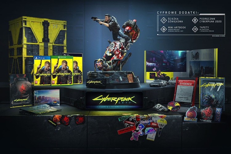 Figurka kolekcjonerska Cyberpunk 2077 może zmylić. Kolejna mechanika poza grą