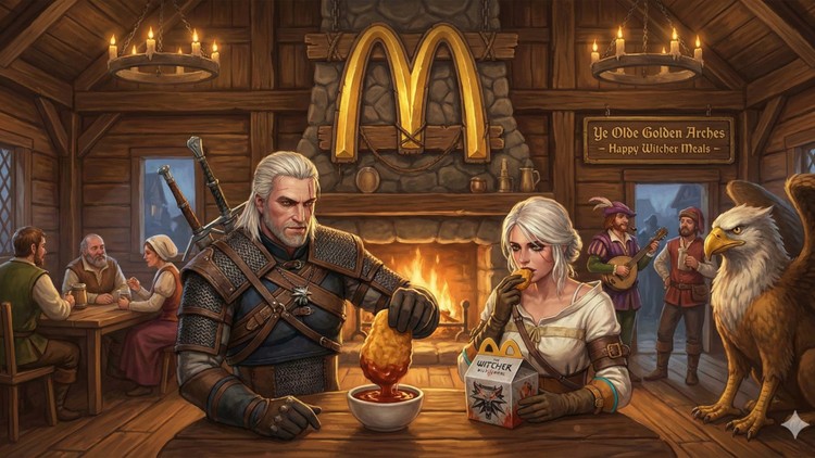 Geralt i Ciri w 