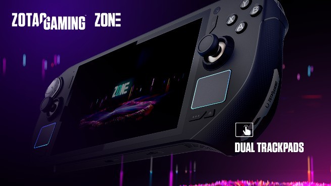 Zestaw dwóch trackpadów, ZOTAC GAMING ZONE - czym zaskoczy ten handheld do gier?