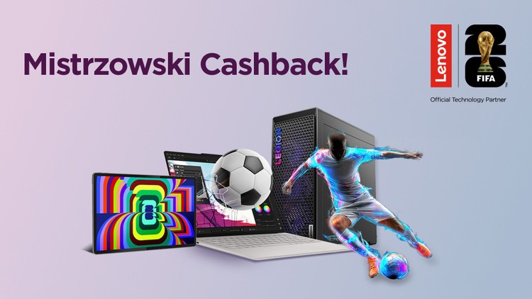 Mistrzowski cashback Lenovo w sklepie Sferis.pl