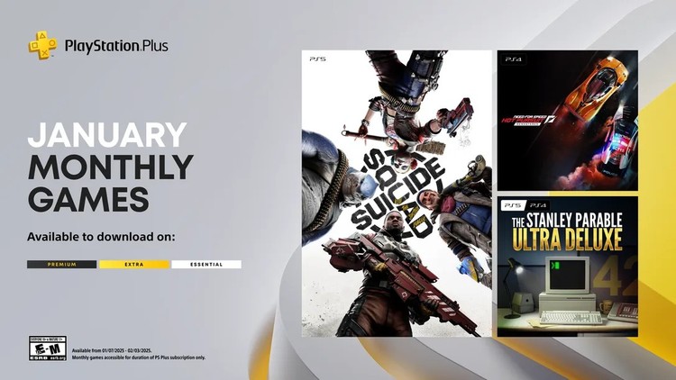 Oferta PlayStation Plus na styczeń 2025