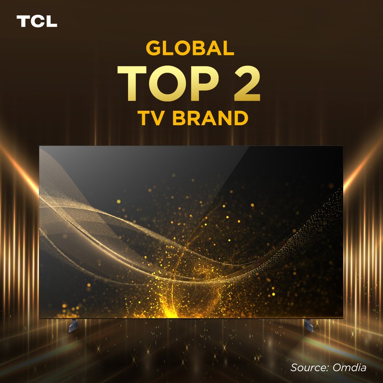 TCL z drugim miejscem w globalnym rankingu producentów telewizorów według OMDIA, TCL zajęło drugie miejsce w globalnym rankingu producentów telewizorów. Drugi rok z rzędu
