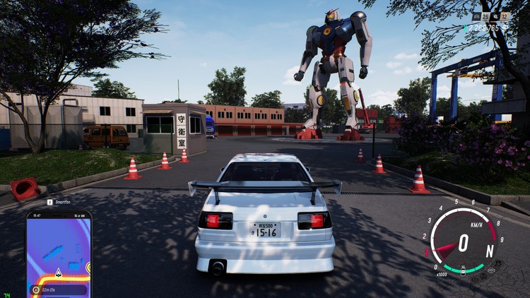 JDM: Japanese Drift Master – Gundam easter egg