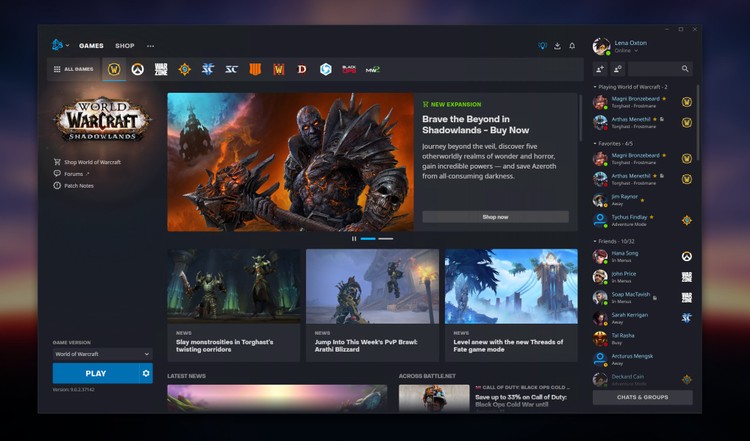 Battle.net pokazał nowe oblicze. Blizzard poprawił wygląd i funkcje klienta