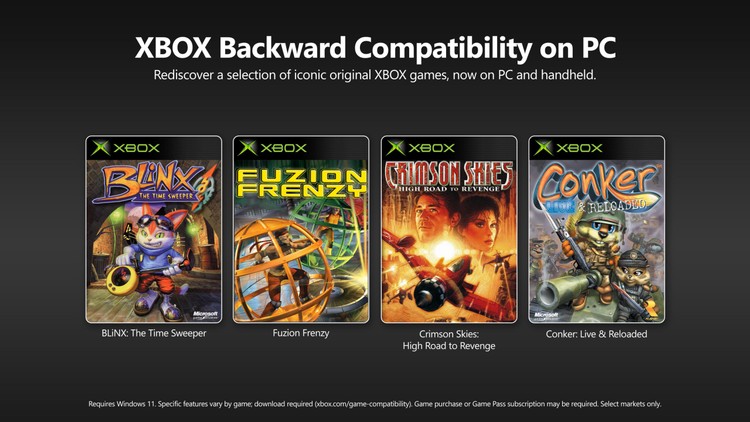 Xbox Backward Compatibility na PC