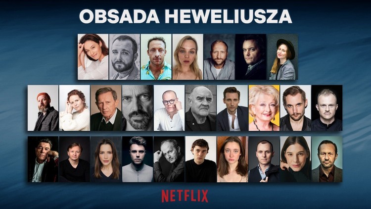 Netflix ujawnił obsadę serialu Heweliusz, Heweliusz z gwiazdorską obsadą. Netflix ujawnił listę nazwisk aktorów grających w serialu