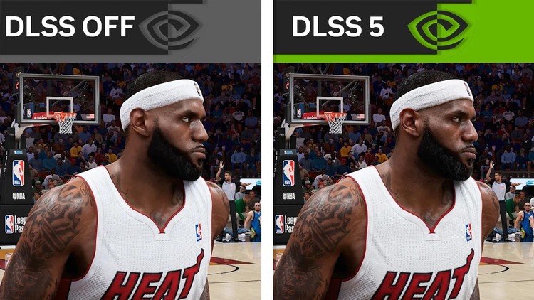 NBA 2K27 – porównanie DLSS 5