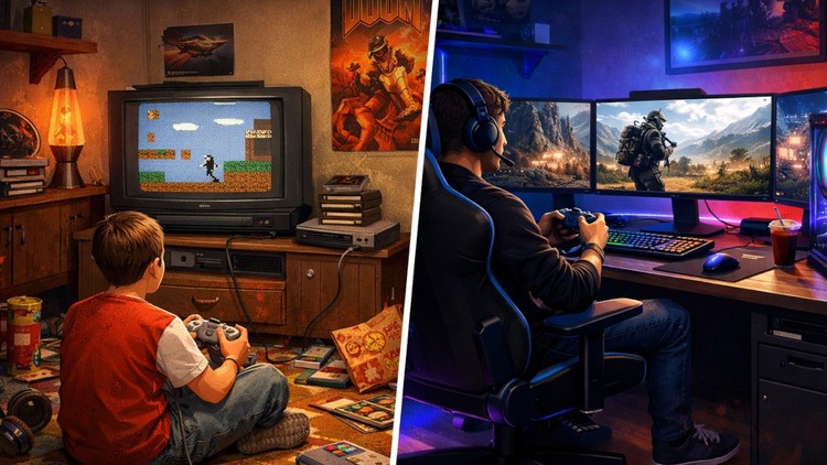 Granie kiedyś vs granie obecnie