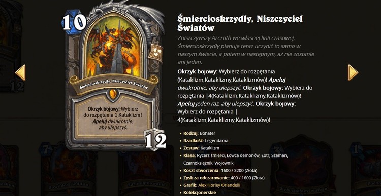 Hearthstone – Cataclysm w pełni, Cataclysm w Hearthstone bez tajemnic. Komplet kart ujawniony, a streamerzy testują talie na żywo