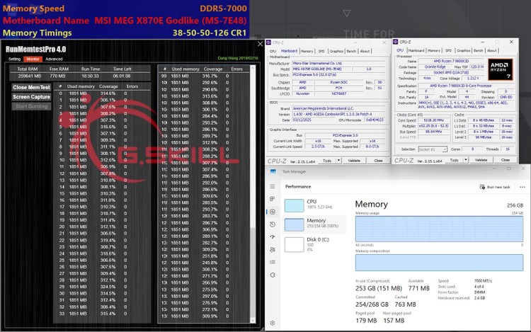 G.SKILL ujawnia pierwszą na świecie pamięć DDR5 U-DIMM o pojemności 256 GB