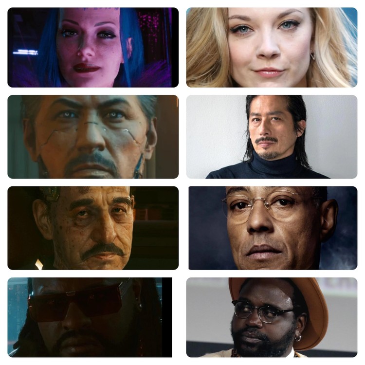 Evelyn - Natalie Dormer; Takemura - Hiroyuki Sanada; Padre - Giancarlo Esposito; Dexter - Brian Tyree Henry