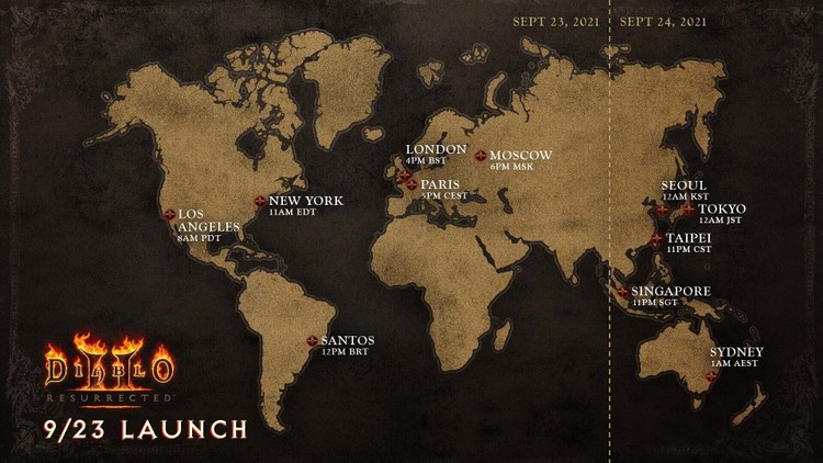 Diablo 2 Resurrected z odprawą przed premierą. Godzina otwarcia serwerów