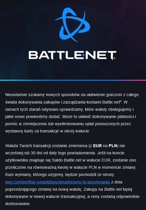 W Battle.net pojawi się opcja płacenia w złotówkach, W sklepie Battle.net już niedługo pojawi się opcja płacenia w złotówkach