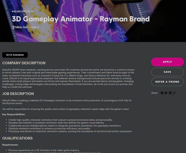 Rayman – Ubisoft szuka twórców do projektu, Rayman powróci w wielkim stylu? Ubisoft może szykować nową grę AAA