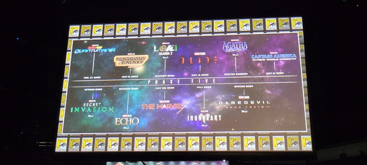 Pełna lista produkcji wchodzących w skład 5 fazy uniwersum Marvela:, Koniec 4 fazy MCU. Marvel ogłosił plany na 5 fazę uniwersum