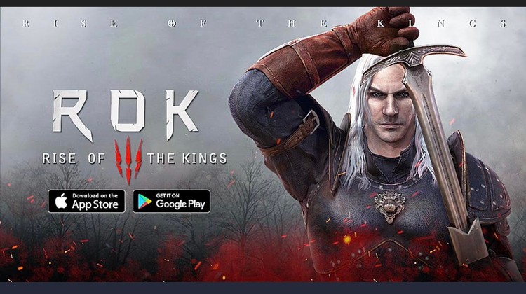 Geralt czy to ty?, Absurdalny plagiat grafiki z Wiedźmina 3 promuje mobilną grę Rise of the Kings