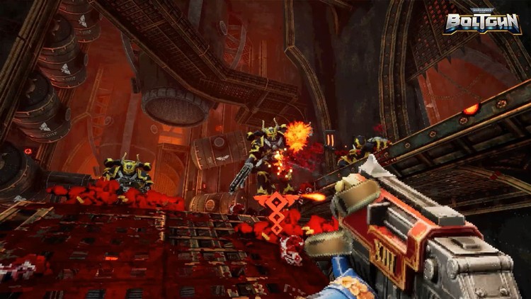 Krew, ołów i miecze łańcuchowe - Warhammer 40,000: Boltgun w akcji!, Warhammer 40,000: Boltgun na pierwszych gameplayach. Jest moc!