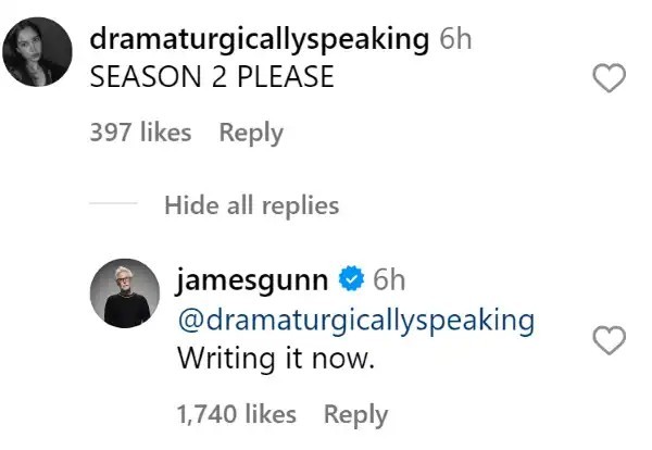 Powstaje drugi sezon Peacemakera, James Gunn pracuje nad drugim sezonem serialu Peacemaker
