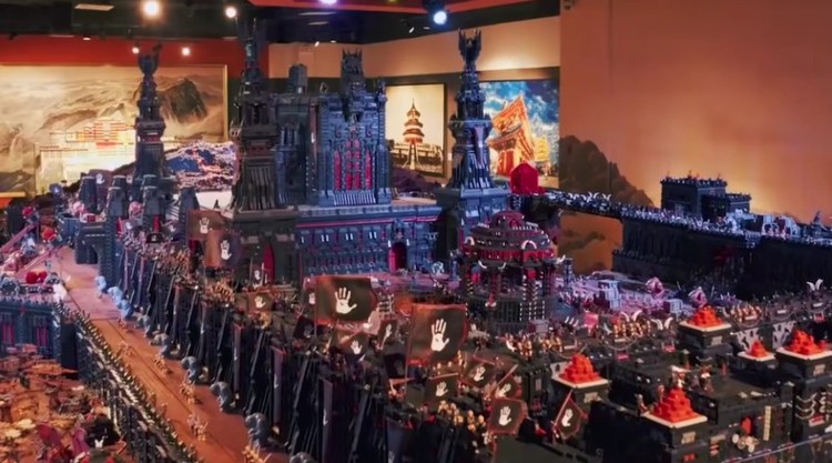 Diorama Władcy Pierścieni ze 150 milionów klocków LEGO z rekordem Guinnessa