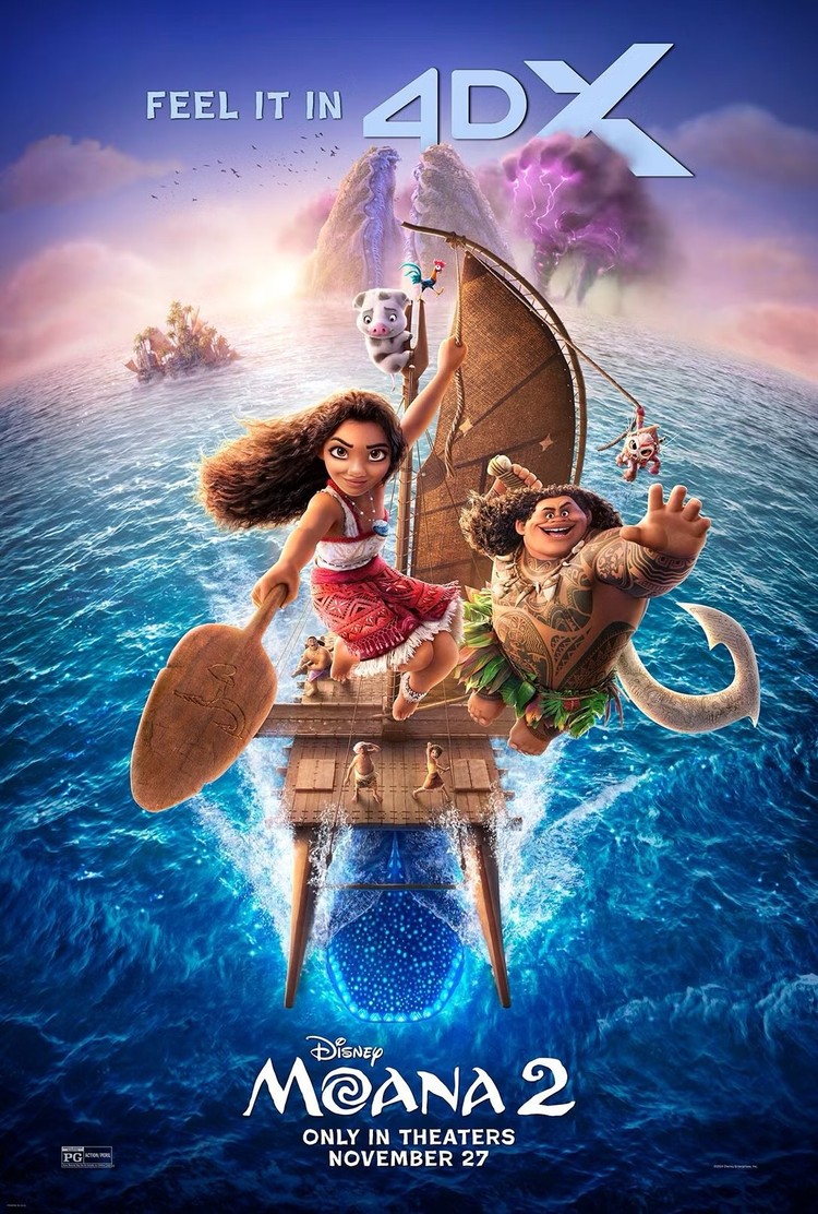 Vaiana 2 – plakat 4DX