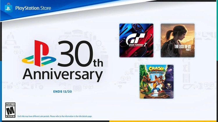 PlayStation Store’s 30th Anniversary Sale