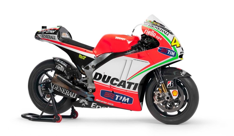 Jeden z motocykli przejętych przez władze – Ducati Desmosedici 2012