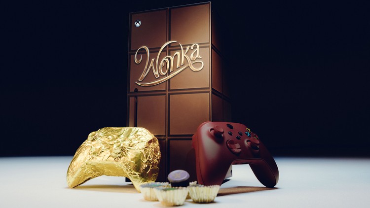 Xbox Series X inspirowany filmem Wonka. Microsoft przygotował jadalny kontroler