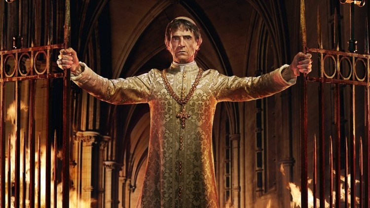 Jeremy Irons w serialu Rodzina Borgiów