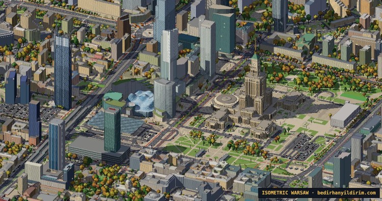 Projekt Isometric Warsaw
