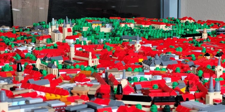 Miniaturowy Erfurt z LEGO