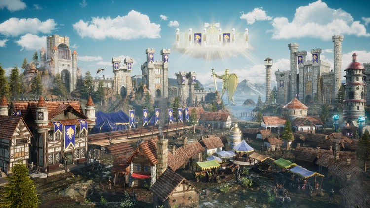Heroes of Might and Magic III na UE5. Fan pokazuje jedno z odświeżonych miast