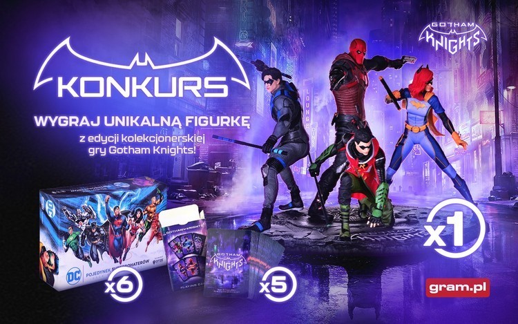 KONKURS! Zgarnij figurkę z edycji kolekcjonerskiej gry Gotham Knights! - wyniki