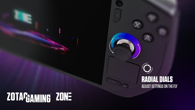 Obrotowe pokrętła, ZOTAC GAMING ZONE - czym zaskoczy ten handheld do gier?