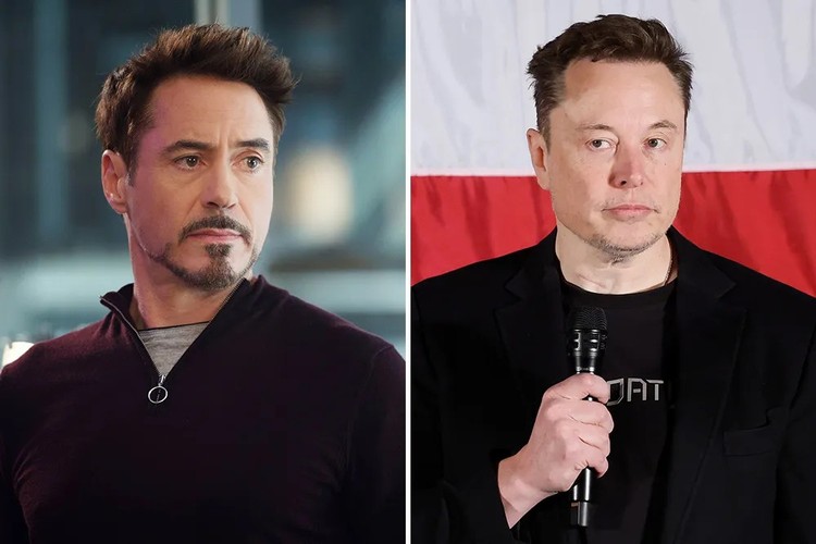 Robert Downey Jr. i Elon Musk